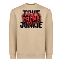 True Crime Junkie Heavyweight Sweatshirt | Teevron