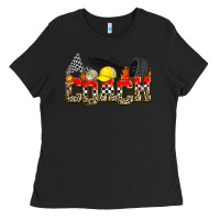 Black race coach Ladies Tee - Zillion Design Studio