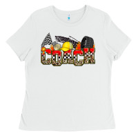 White race coach Ladies Tee - Zillion Design Studio