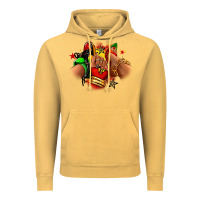 Vintage Mustard Juneteenth sneaker and heel afro woman Vintage Hoodie - RanaPortraitStore