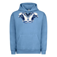 Pigment Pebble Blue practice jersey fa element 1 Urban Hoodie - FaDigitalArtStudio