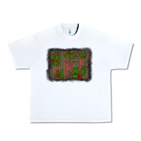 White christmas plaid leopard mistletoe background Urban Heavy Tee - BarkalooDesign