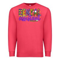 Cardinal Mardi Gras Dental Assistant Premium Sweatshirt - NancyCooperArtShop