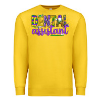 Lemon Mardi Gras Dental Assistant Premium Sweatshirt - NancyCooperArtShop