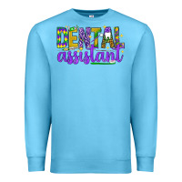 Ocean Blue Mardi Gras Dental Assistant Premium Sweatshirt - NancyCooperArtShop