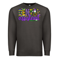 Smoke Mardi Gras Dental Assistant Premium Sweatshirt - NancyCooperArtShop