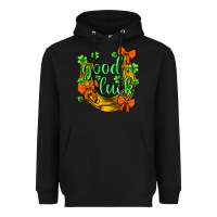 Black st.patricks good luck Heavyweight Hoodie - NancyCooperArtShop
