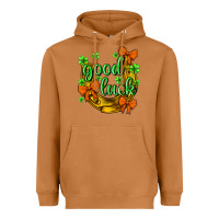 St.patricks Good Luck Heavyweight Hoodie | Teevron