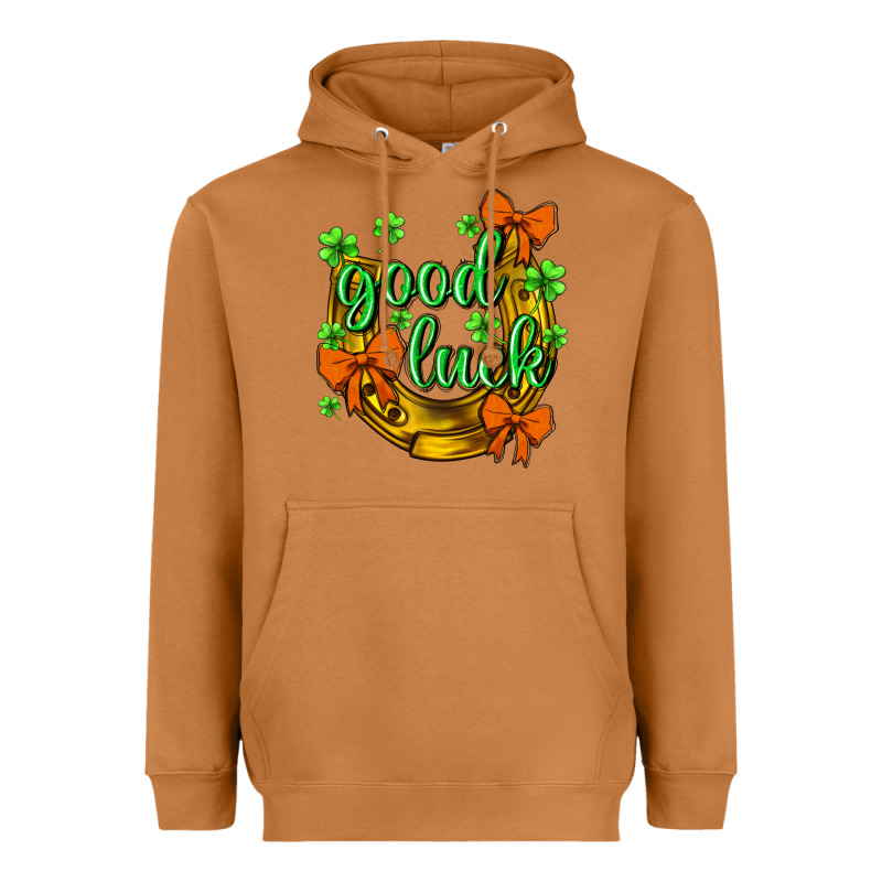 St.patricks Good Luck Heavyweight Hoodie by NancyCooperArtShop | Teevron