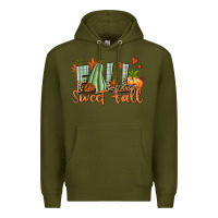 Army Green Fall sweet Fall Premium Hoodie - NancyCooperArtShop