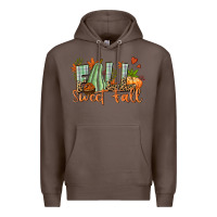 Coffee Fall sweet Fall Premium Hoodie - NancyCooperArtShop