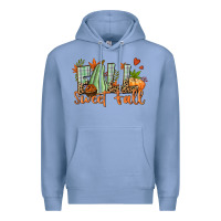 Colony Blue Fall sweet Fall Premium Hoodie - NancyCooperArtShop
