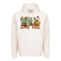 Pale Pink Fall sweet Fall Premium Hoodie - NancyCooperArtShop