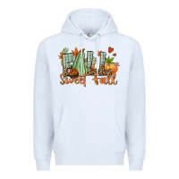 White Fall sweet Fall Premium Hoodie - NancyCooperArtShop