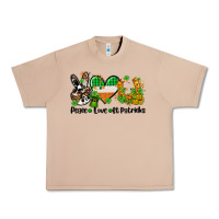 Burro peace love st patricks Urban Heavy Tee - AdoDesignShop