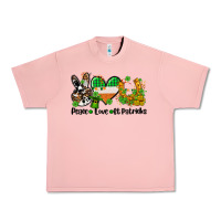 Salmon peace love st patricks Urban Heavy Tee - AdoDesignShop