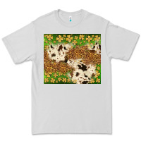 Dove Grey St. Patrick's Day shamrock tumbler Premium Tee - Neo Western