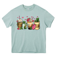 Arona cactus coffee cups Heavy Core Tee - Zillion Design Studio