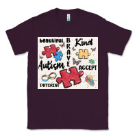 Plum autism Classic Tee - MaliasSmallBusiness