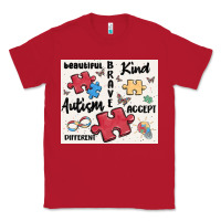 Red autism Classic Tee - MaliasSmallBusiness