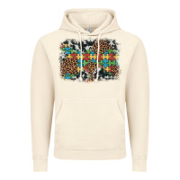Vintage Artic autism awareness leopard cowhide background Vintage Hoodie - Artiststas