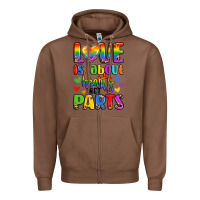 Chestnut love is about hearts not parts Zipper Hoodie - LillyAllenDesigns