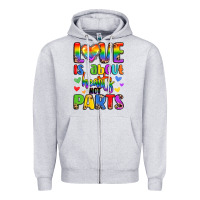 Heather Grey love is about hearts not parts Zipper Hoodie - LillyAllenDesigns