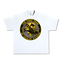 White the first team 1st cavalry division Urban Heavy Tee - Jasminsmagicworld