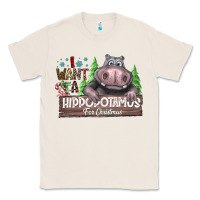 Natural IWant Hippopota maps For Christmas Classic Tee - CowhideDigitalArt