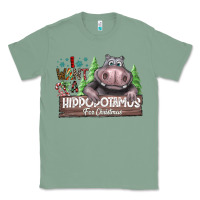 Sage IWant Hippopota maps For Christmas Classic Tee - CowhideDigitalArt