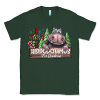 Sports Green IWant Hippopota maps For Christmas Classic Tee - CowhideDigitalArt