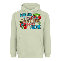 Matcha because teachers cant live on apples alone Heavyweight Hoodie - NancyCooperArtShop