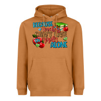 Meerkat because teachers cant live on apples alone Heavyweight Hoodie - NancyCooperArtShop