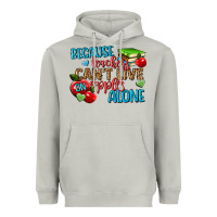 Moon Dust because teachers cant live on apples alone Heavyweight Hoodie - NancyCooperArtShop
