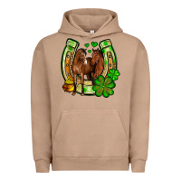 Pigment Burro St. Patrick's Day horse horseshoe Urban Hoodie - OliviaCreatesArt