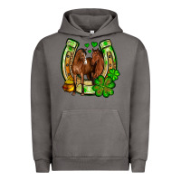 Pigment Tornado St. Patrick's Day horse horseshoe Urban Hoodie - OliviaCreatesArt