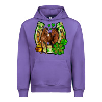 Tulip St. Patrick's Day horse horseshoe Urban Hoodie - OliviaCreatesArt