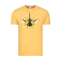 Vintage Mustard Hercules Beetle With Wings Vintage Tee - LillyAllenDesigns