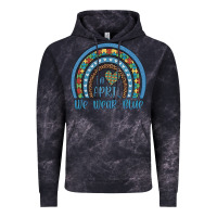 Cloud Black in april we wear blue autism awareness leopard rainbow Vintage Hoodie - Artiststas