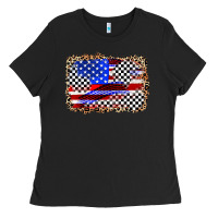Black race american flag Ladies Tee - Zillion Design Studio