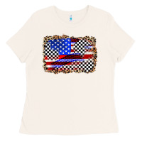 Bone race american flag Ladies Tee - Zillion Design Studio
