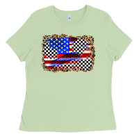 Matcha race american flag Ladies Tee - Zillion Design Studio