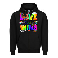 Black love always wins Zipper Hoodie - LillyAllenDesigns