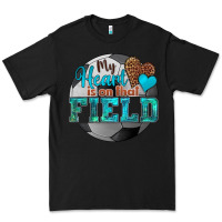 Black my heart is on that field soccer Premium Tee - HRA Design Shop