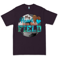 Plum my heart is on that field soccer Premium Tee - HRA Design Shop