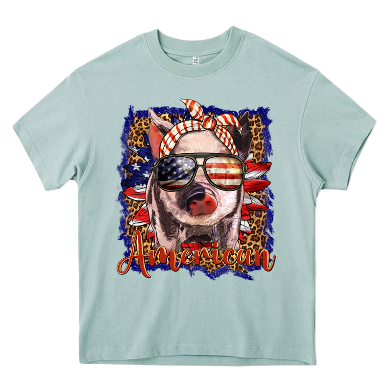 Amerıcan Pig Heavy Core Tee by BarkalooDesign | Teevron