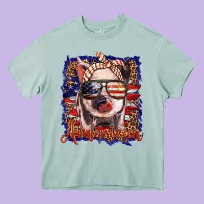Amerıcan Pig Heavy Core Tee Designed By Barkaloodesign
