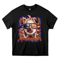 Black amerıcan pig Heavy Core Tee - BarkalooDesign