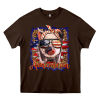 Chocolate Brown amerıcan pig Heavy Core Tee - BarkalooDesign