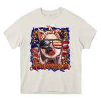 Cream amerıcan pig Heavy Core Tee - BarkalooDesign